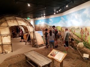 How the Oneota lived shown at the South Dakota Visitor Center